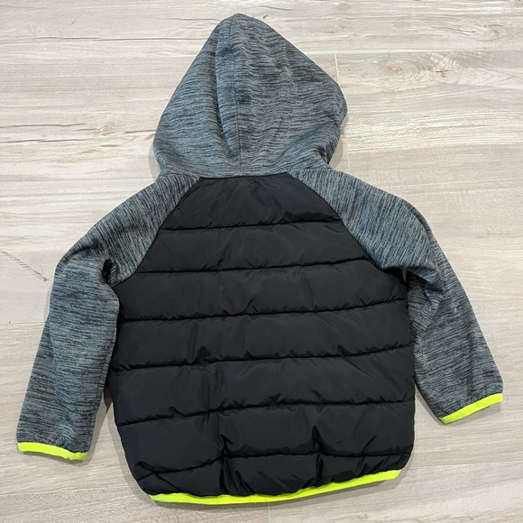 Nike Toddler Puffer Coat Size 2T Black and Grey - Picture 4 of 10